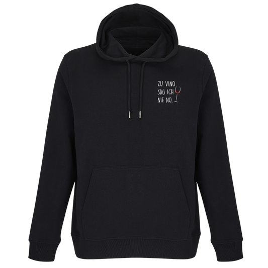 Zu Vino sag ich nie no - Unisex Bio Hoodie