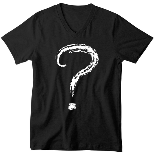 Zufälliges Design - V-Ausschnitt Herrenshirt