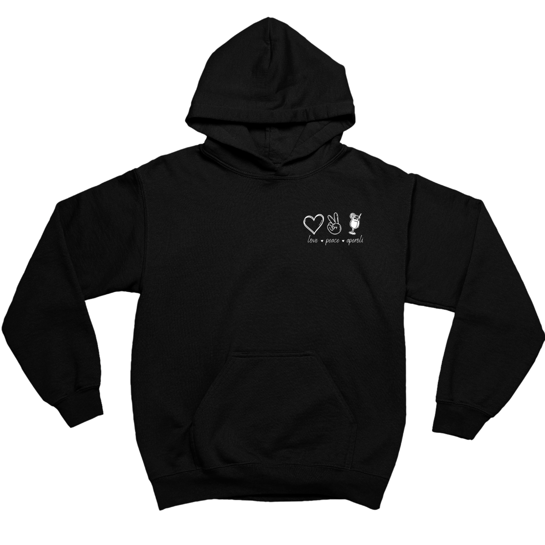 Love Peace Aperoli - Damen Hoodie