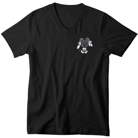 Champagne Mouse - V-Ausschnitt Herrenshirt
