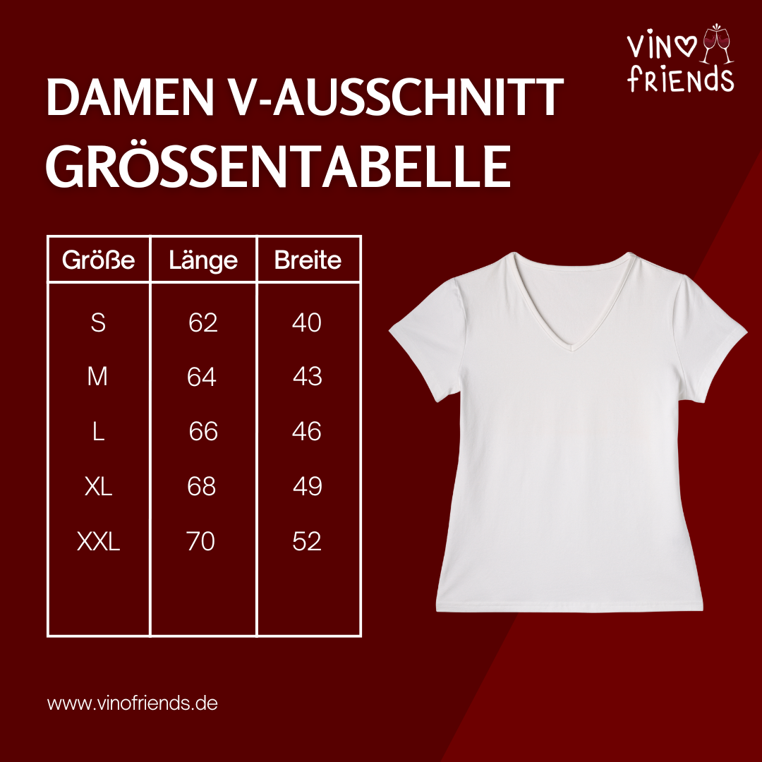 Lillet DiCaprio - V-Ausschnitt Damenshirt