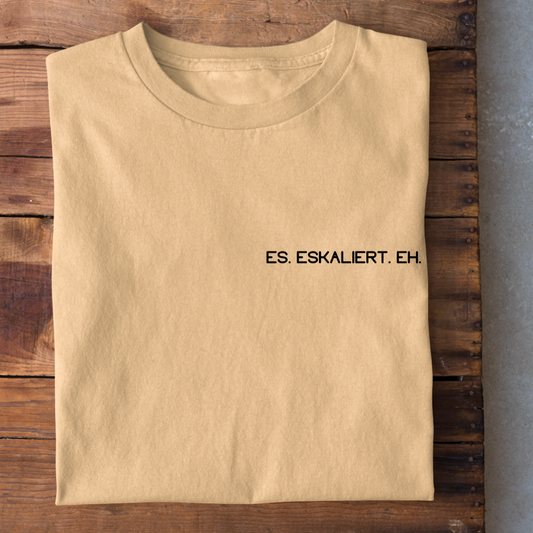 % SALE% - ES. ESKALIERT. EH. - Herrenshirt Natural Tan