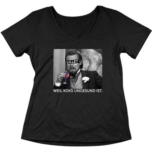 Lillet DiCaprio - V-Ausschnitt Damenshirt