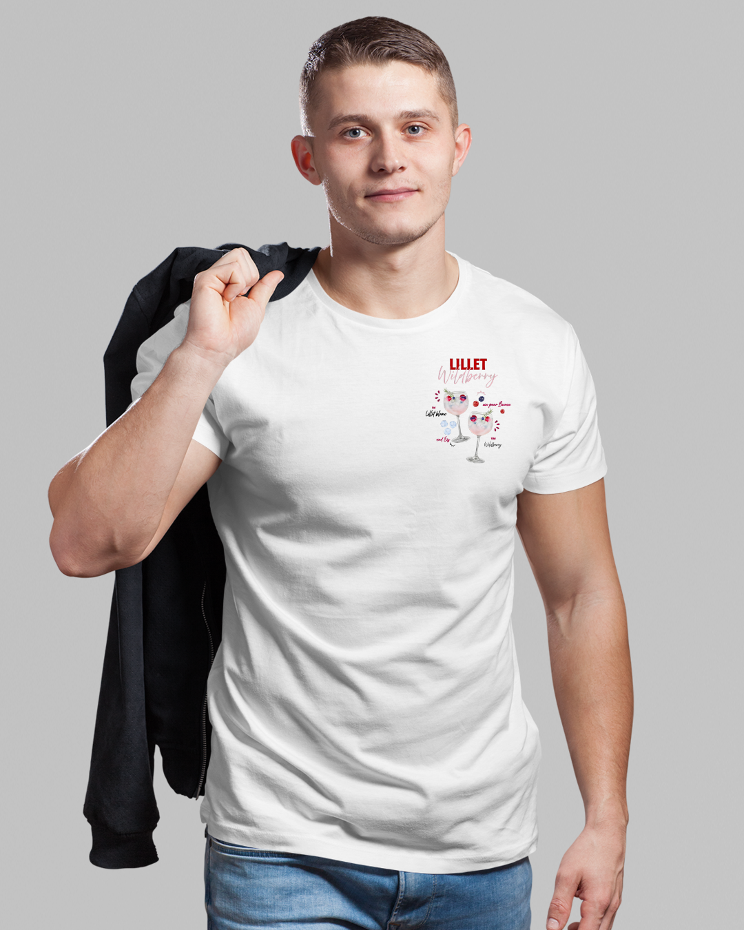 Wildberry Lillet Love - Herren Bio-Baumwolle T-Shirt