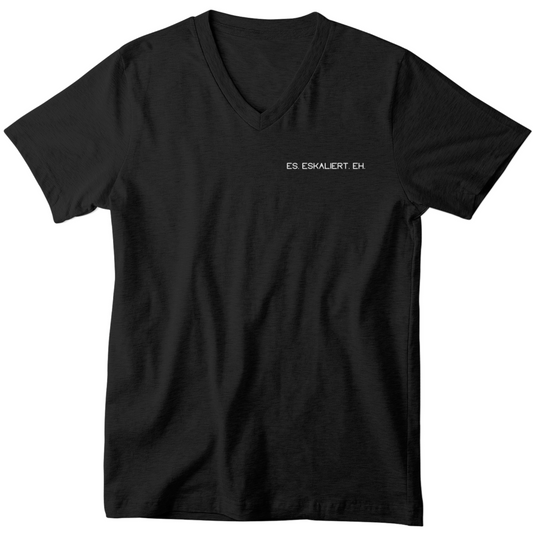 ES. ESKALIERT. EH - V-Ausschnitt Herrenshirt