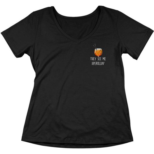 They see me Aperollin' - V-Ausschnitt Damenshirt
