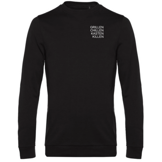 Grillen Chillen Kasten Killen - Herren Sweatshirt