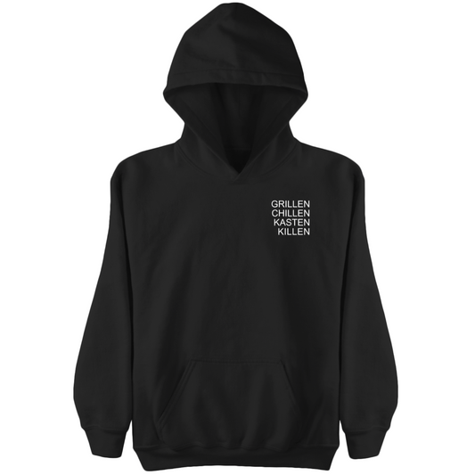 Grillen Chillen Kasten Killen - Damen Hoodie