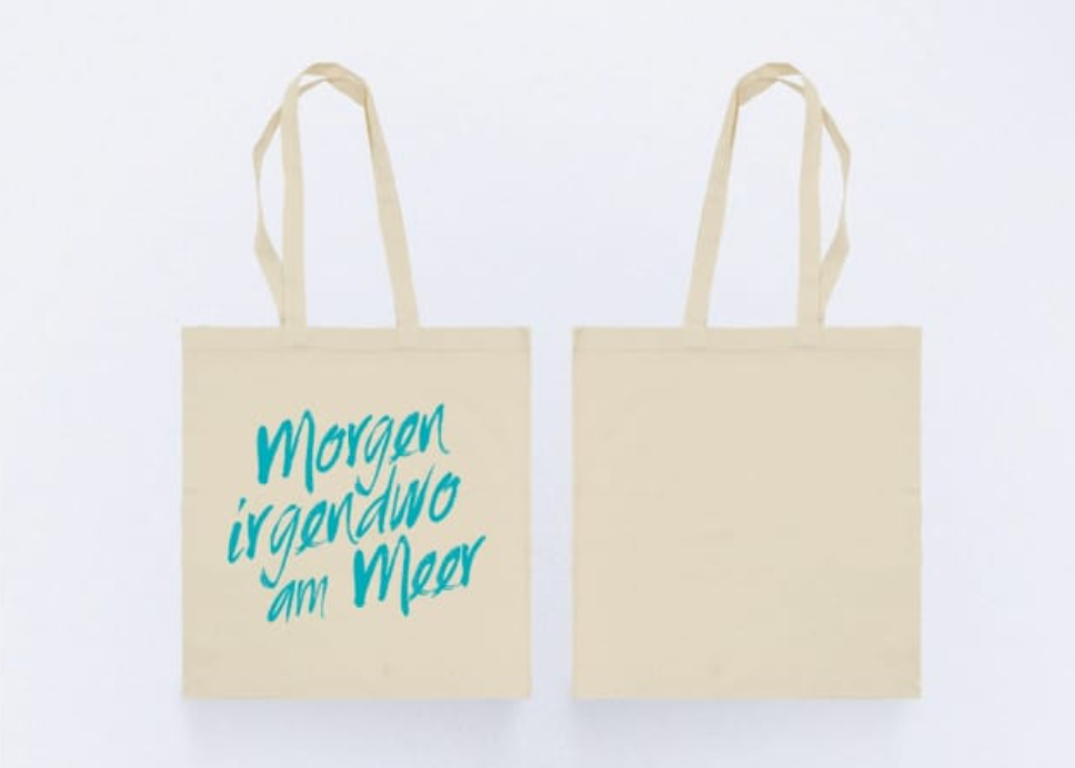 Jutebeutel "Morgen irgendwo am Meer"