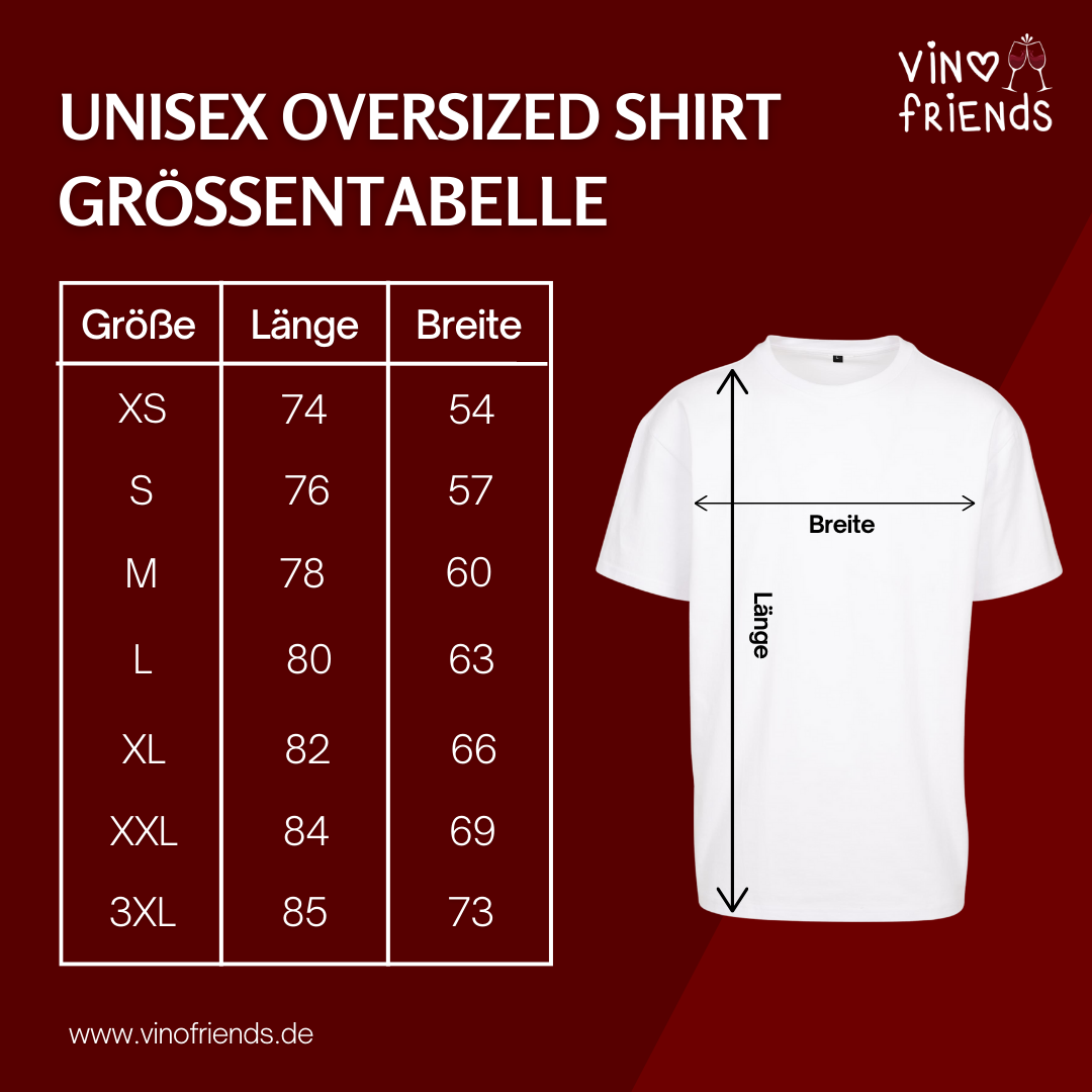 Partners in Wine - Unisex Oversized T-Shirt