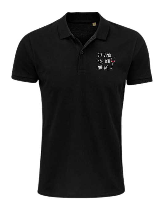 Zu Vino sag ich nie no - Unisex Poloshirt