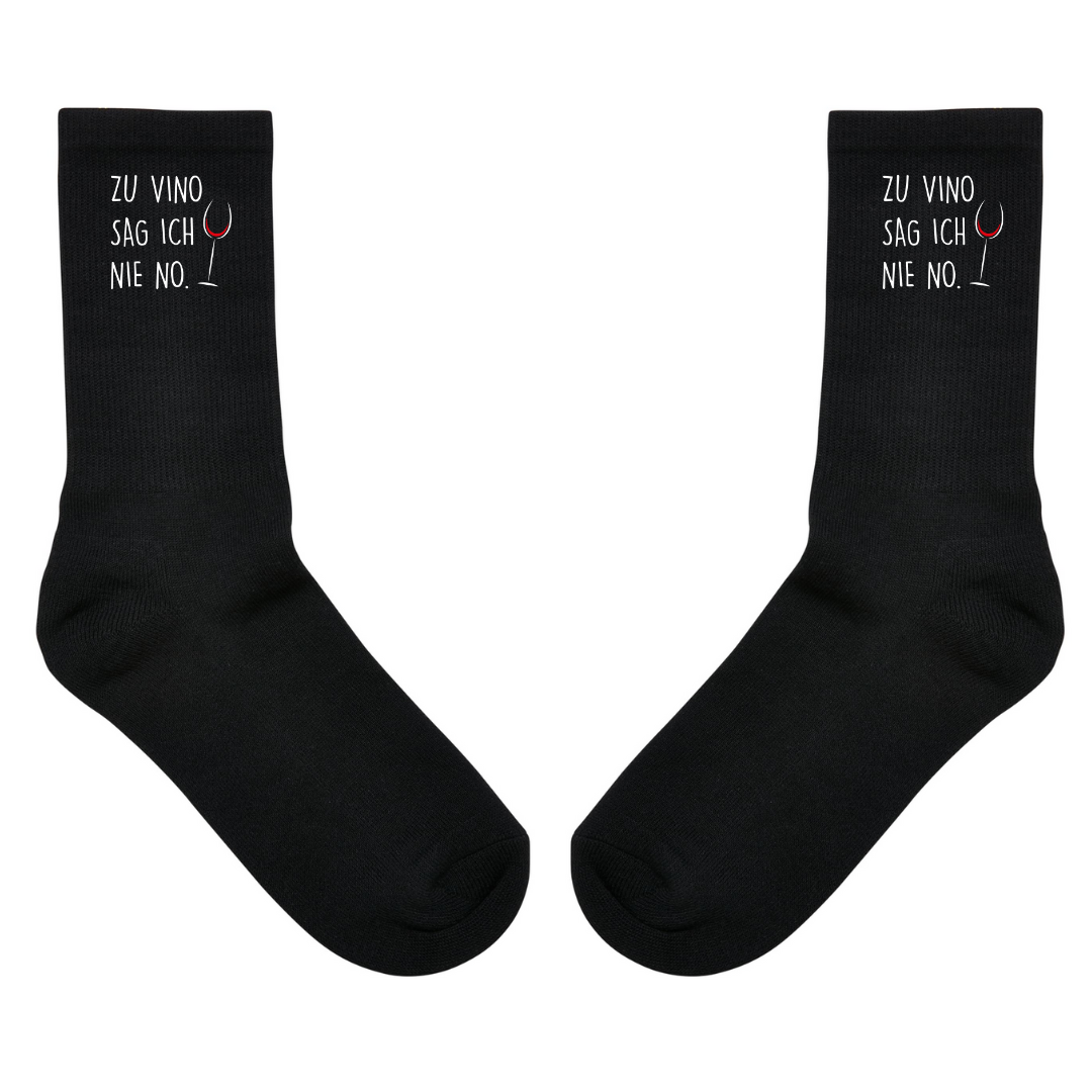 Zu Vino sag ich nie no - Socken