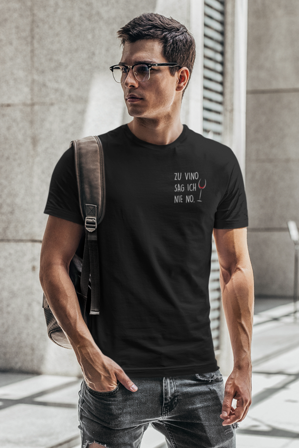 Zu Vino sag ich nie no - Herrenshirt