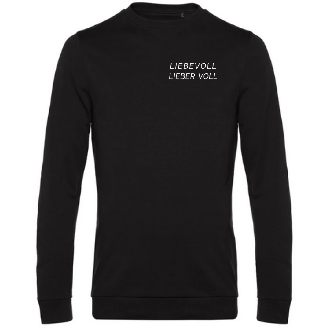 LIEBER VOLL - Herren Sweatshirt