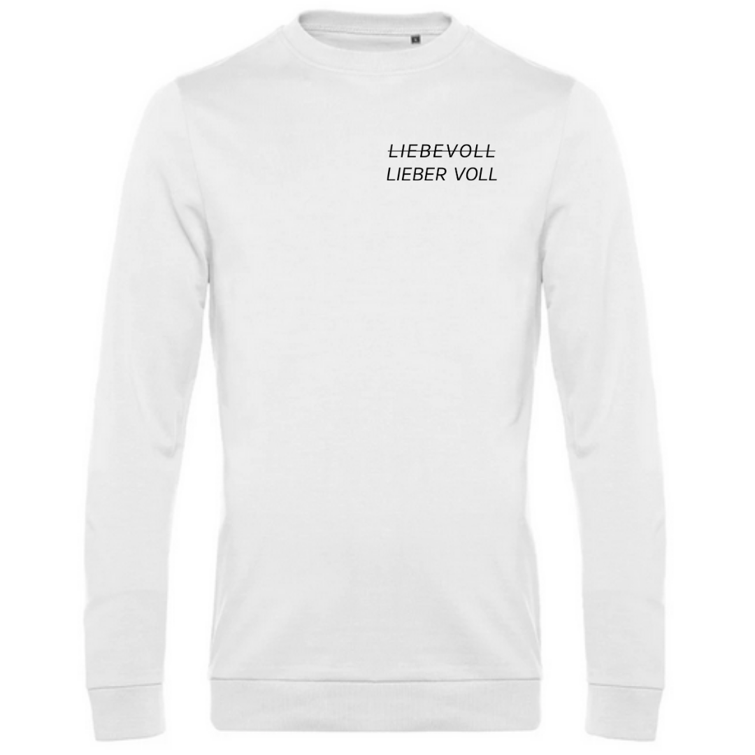 LIEBER VOLL - Herren Sweatshirt