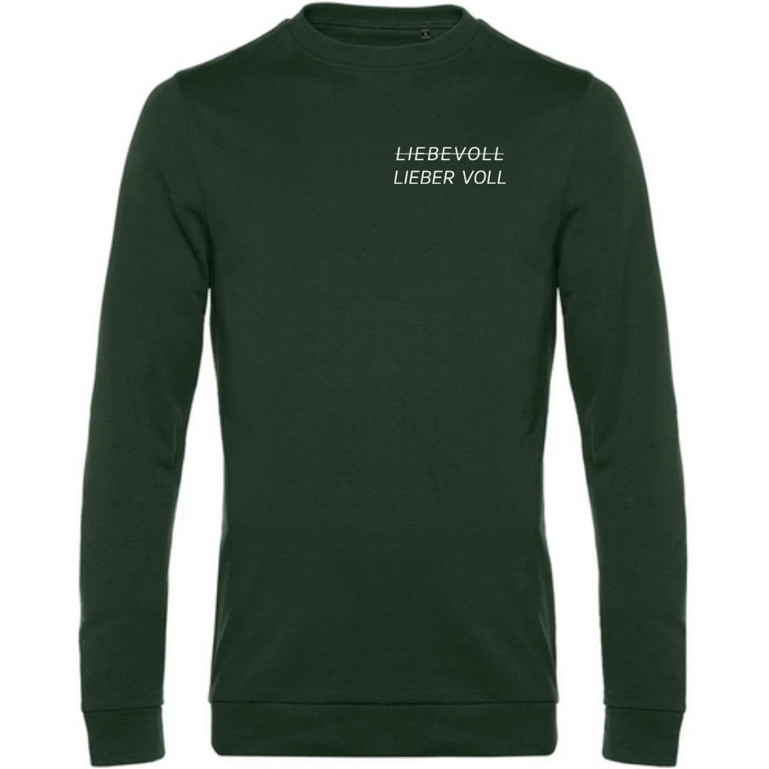 LIEBER VOLL - Herren Sweatshirt