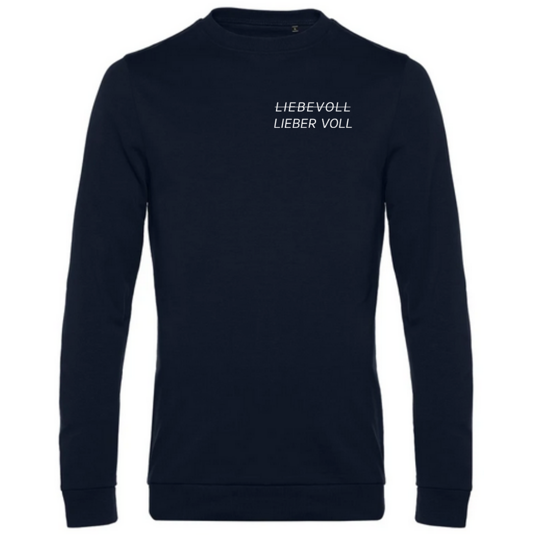 LIEBER VOLL - Herren Sweatshirt