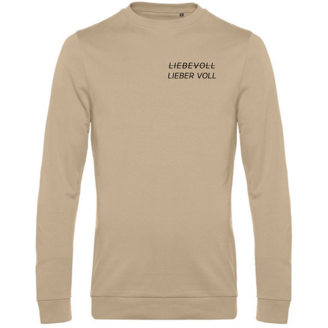 LIEBER VOLL - Herren Sweatshirt