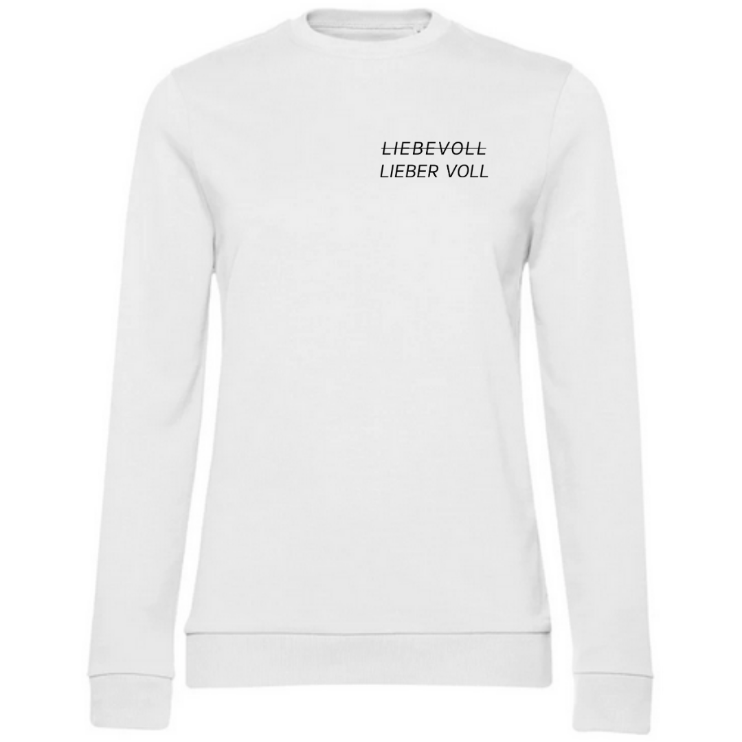 LIEBER VOLL - Damen Sweatshirt