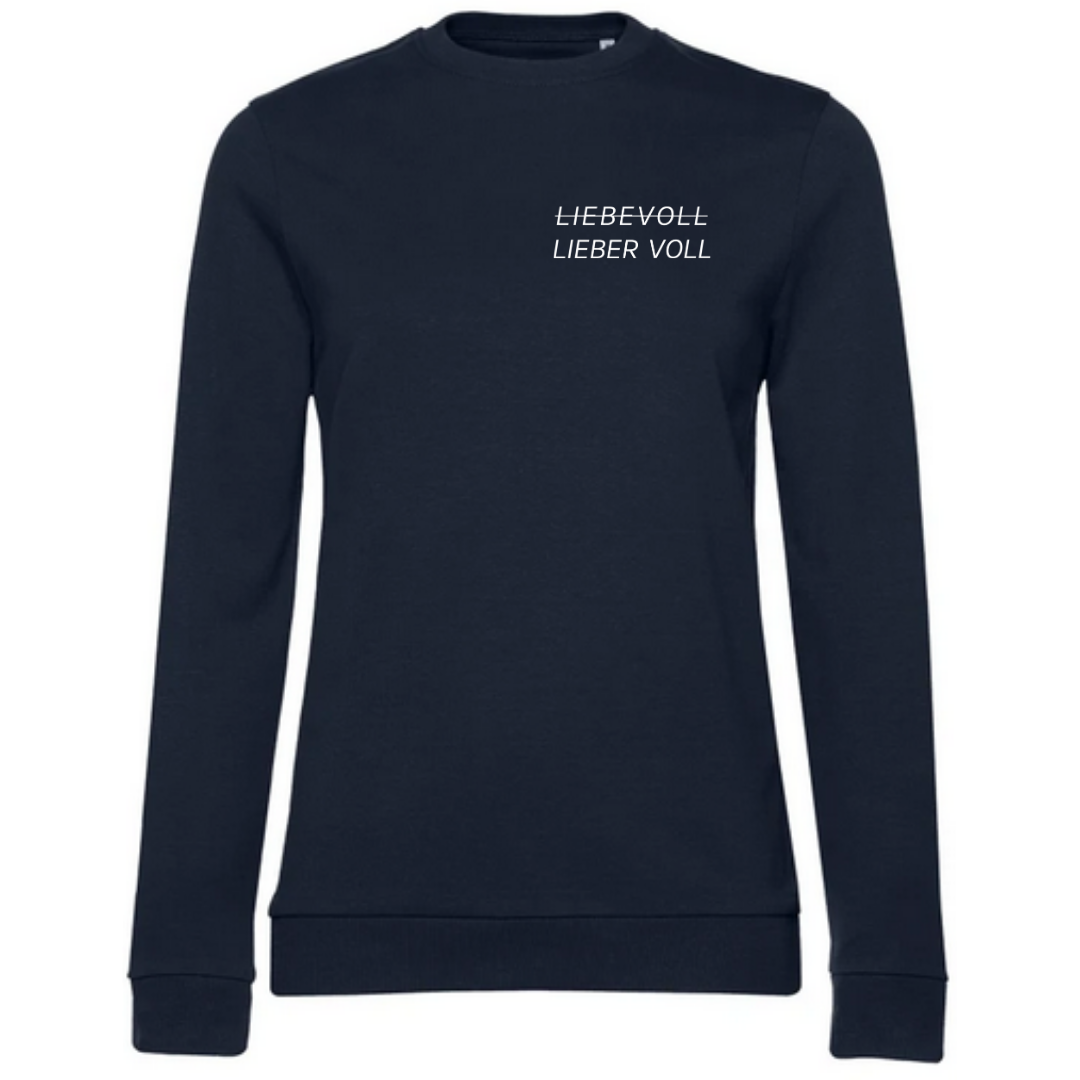 LIEBER VOLL - Damen Sweatshirt