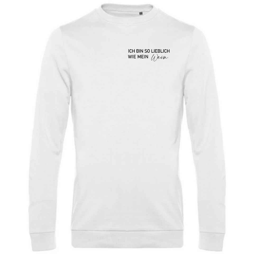 Ich bin so lieblich wie mein Wein - Herren Sweatshirt