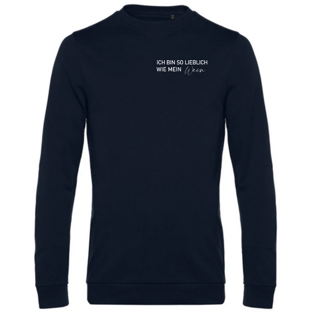 Ich bin so lieblich wie mein Wein - Herren Sweatshirt