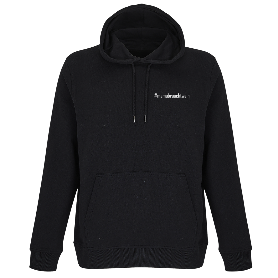 #mamabrauchtwein - Unisex Bio Hoodie