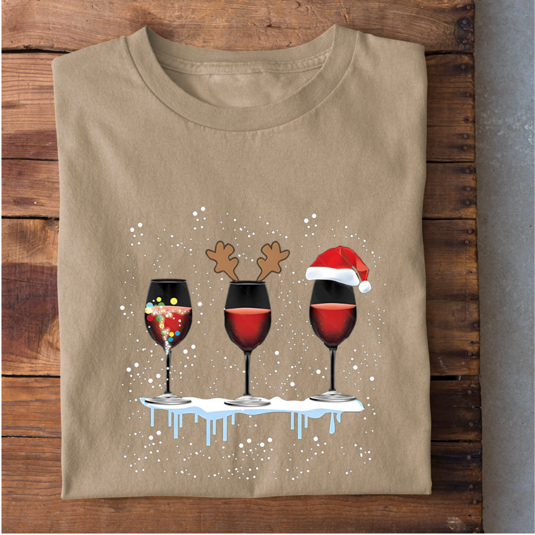 Christmas Wine Party - Damen Bio-Baumwoll T-Shirt