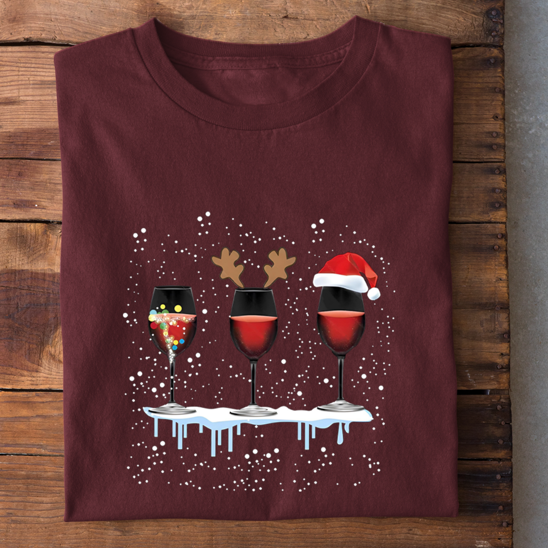 Christmas Wine Party - Damenshirt