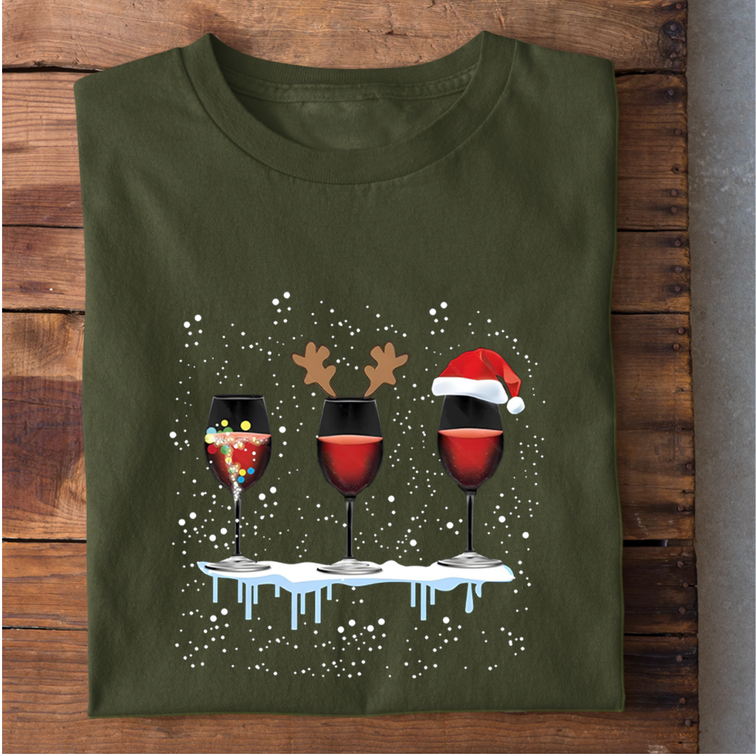 Christmas Wine Party - Damen Bio-Baumwoll T-Shirt