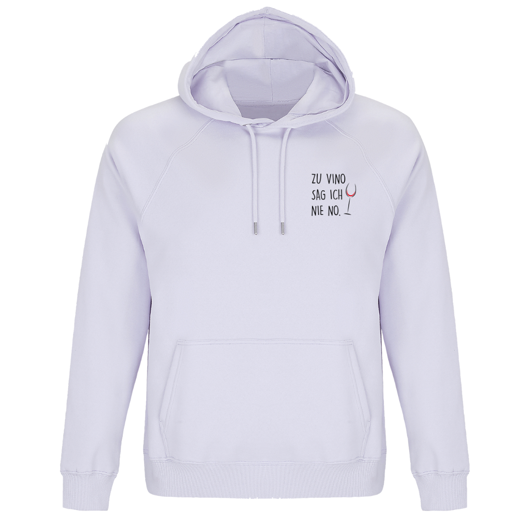 Zu Vino sag ich nie no - Unisex Bio Hoodie