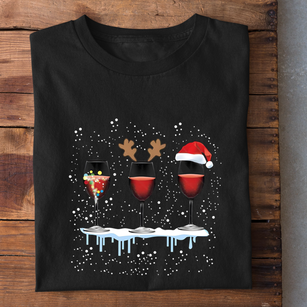Christmas Wine Party - Damen Bio-Baumwoll T-Shirt