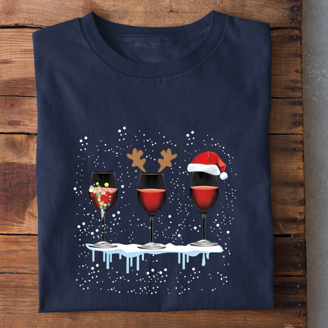 Christmas Wine Party - Damen Bio-Baumwoll T-Shirt