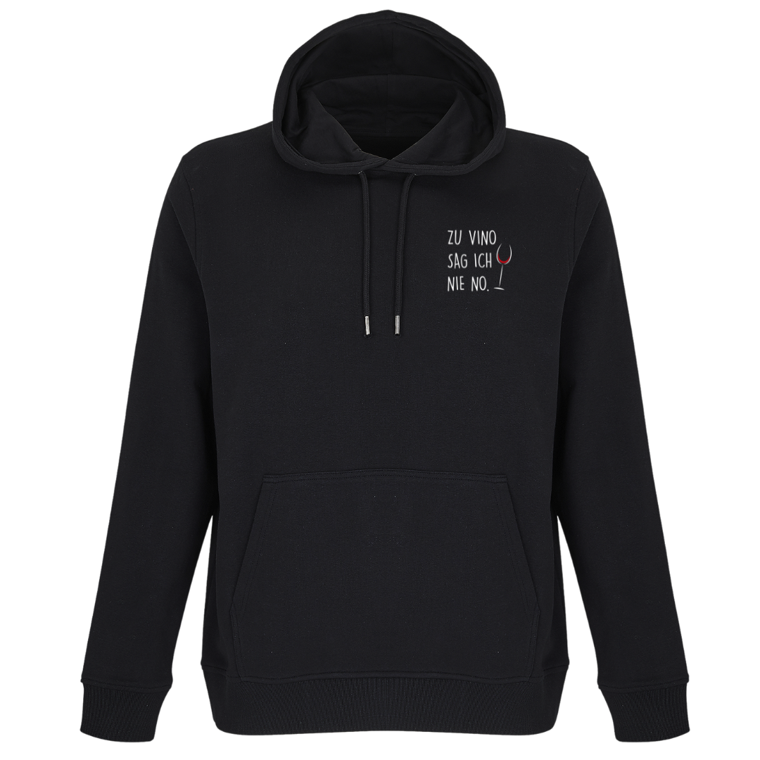 Zu Vino sag ich nie no - Unisex Bio Hoodie