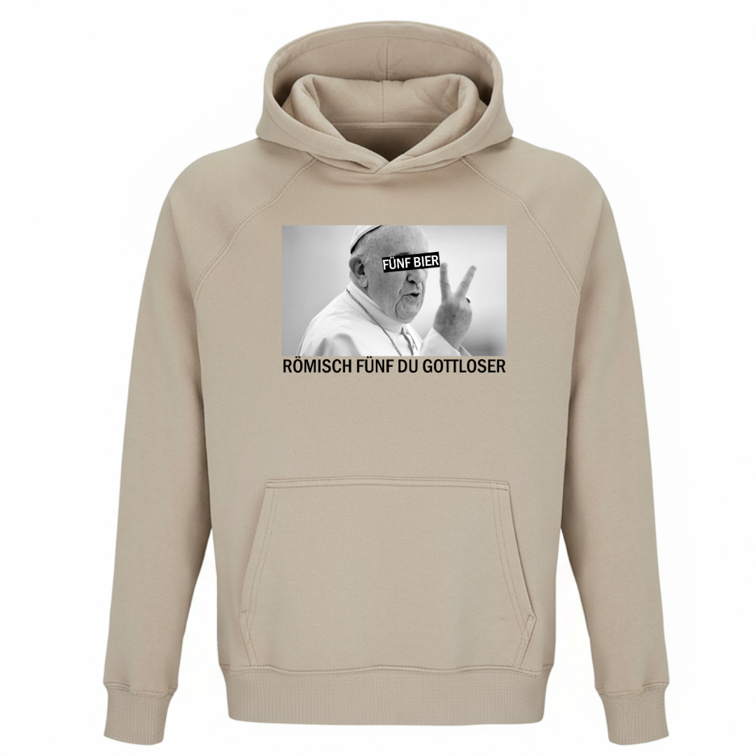 Römisch fünf du Gottloser - Unisex Bio Hoodie