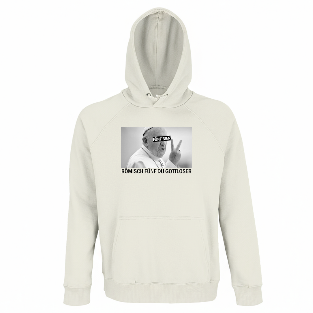 Römisch fünf du Gottloser - Unisex Bio Hoodie