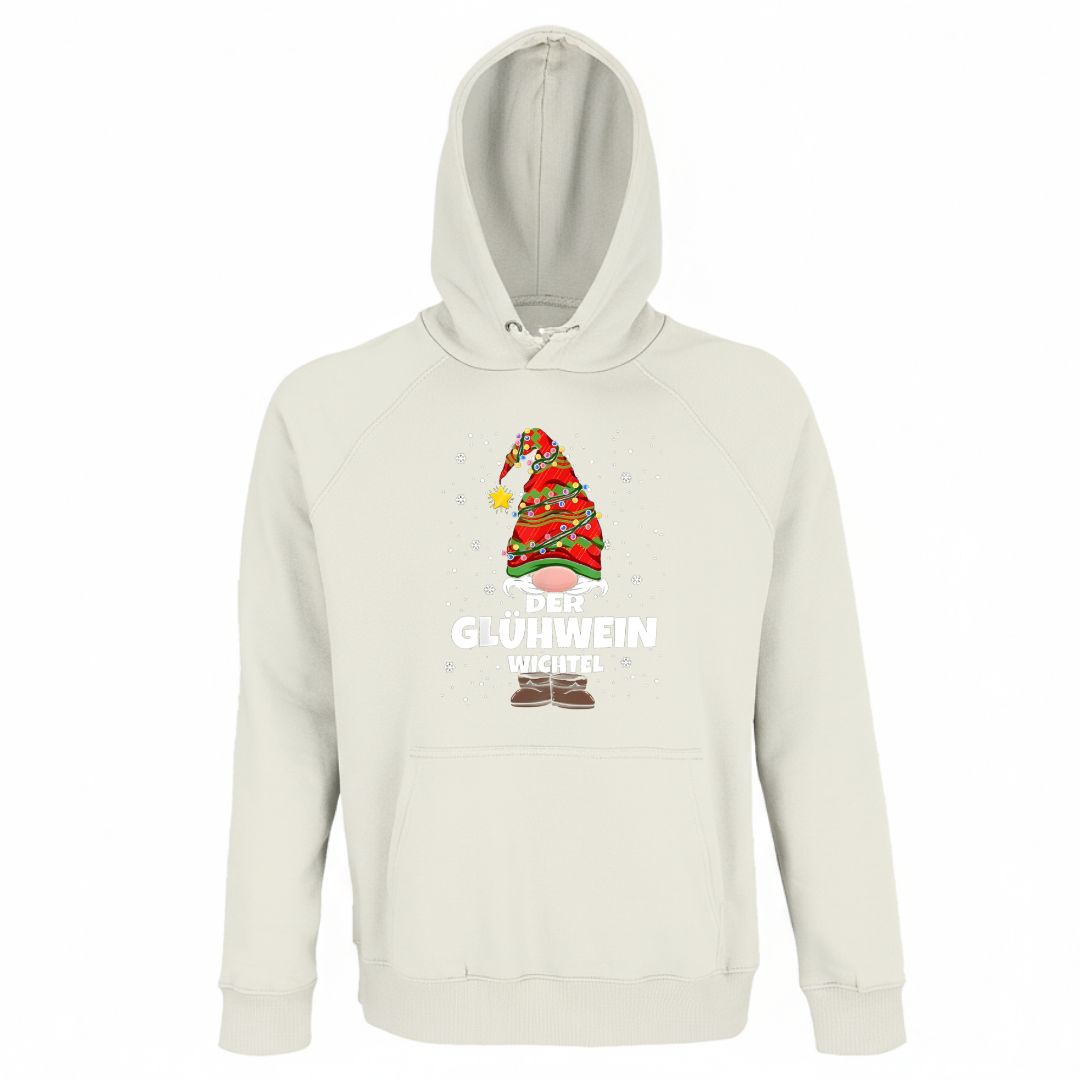 Der Glühwein Wichtel - Unisex Bio Hoodie