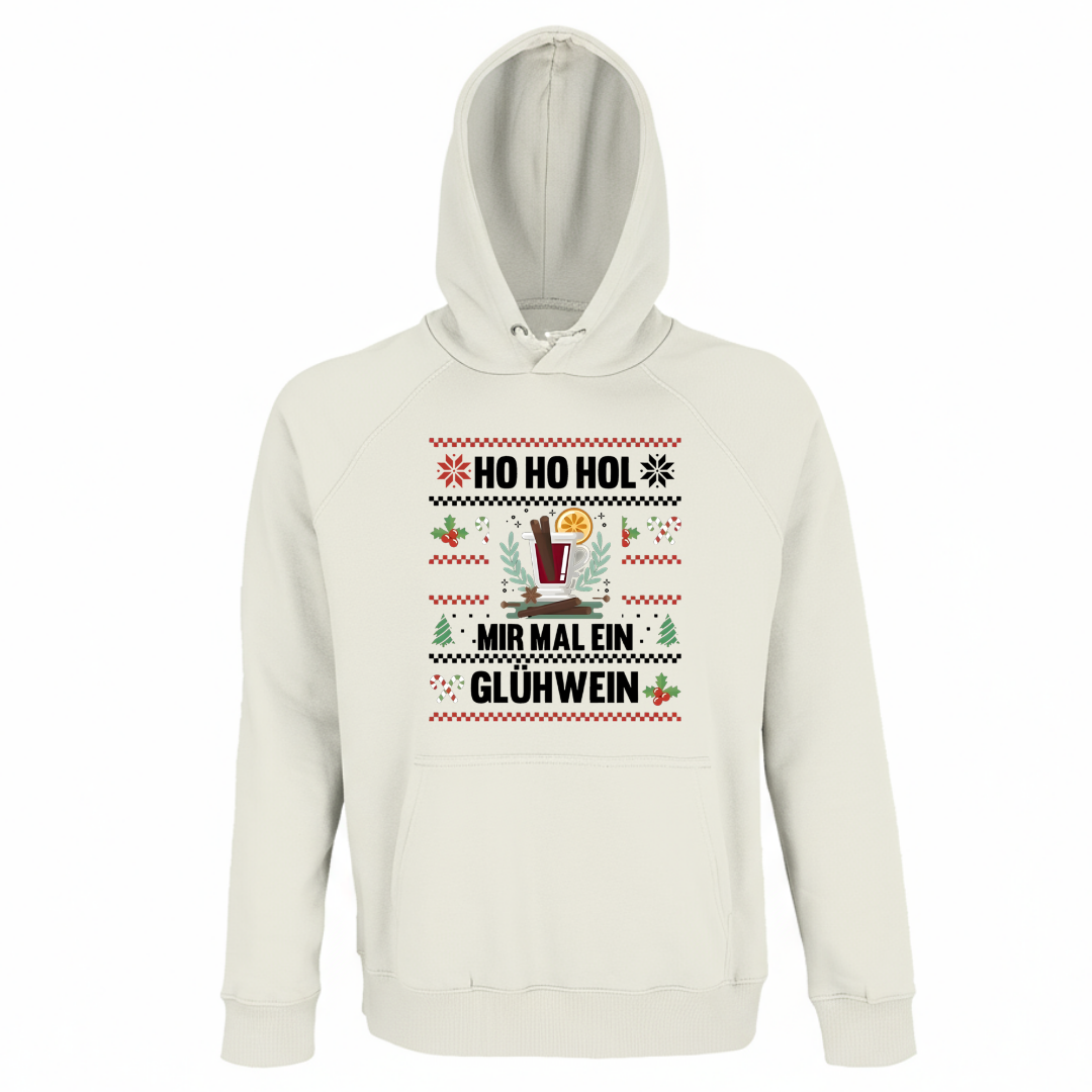 Hol mir mal ein Glühwein - Unisex Bio Hoodie