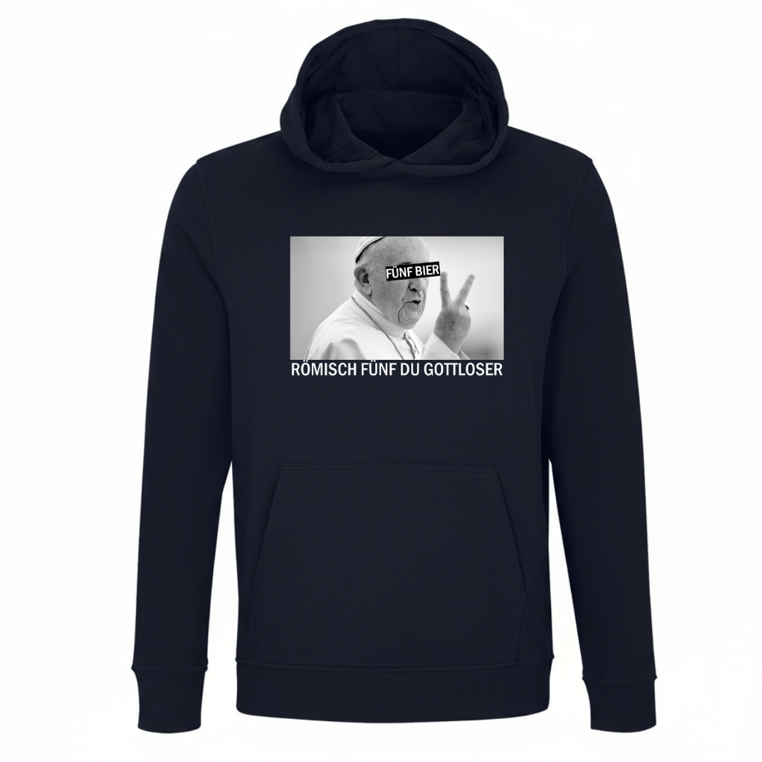 Römisch fünf du Gottloser - Unisex Bio Hoodie