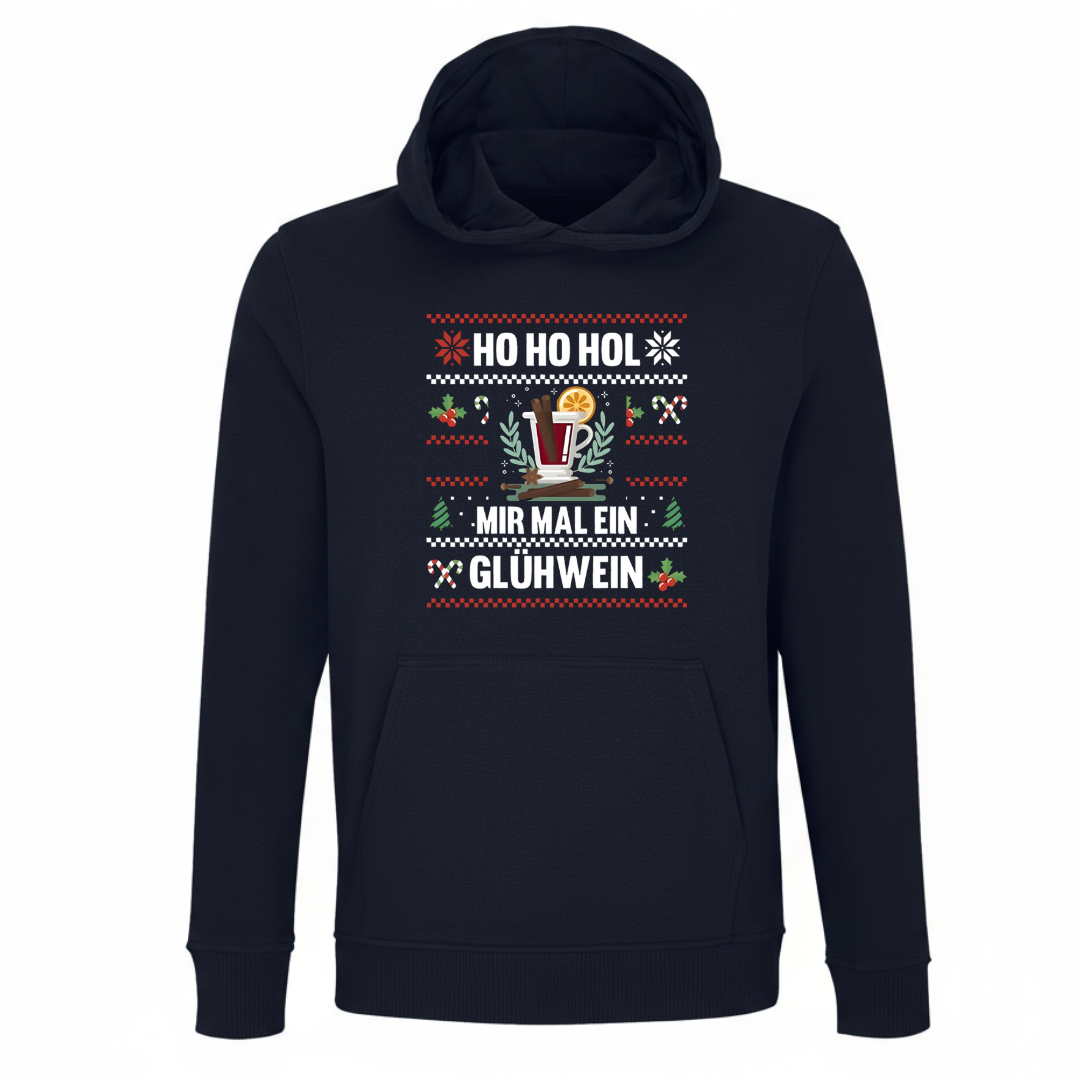 Hol mir mal ein Glühwein - Unisex Bio Hoodie