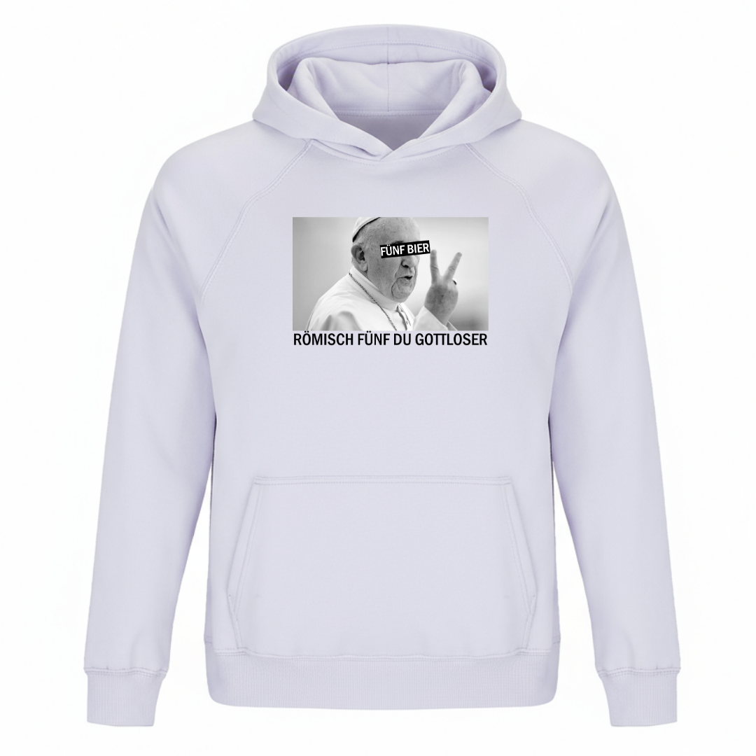 Römisch fünf du Gottloser - Unisex Bio Hoodie