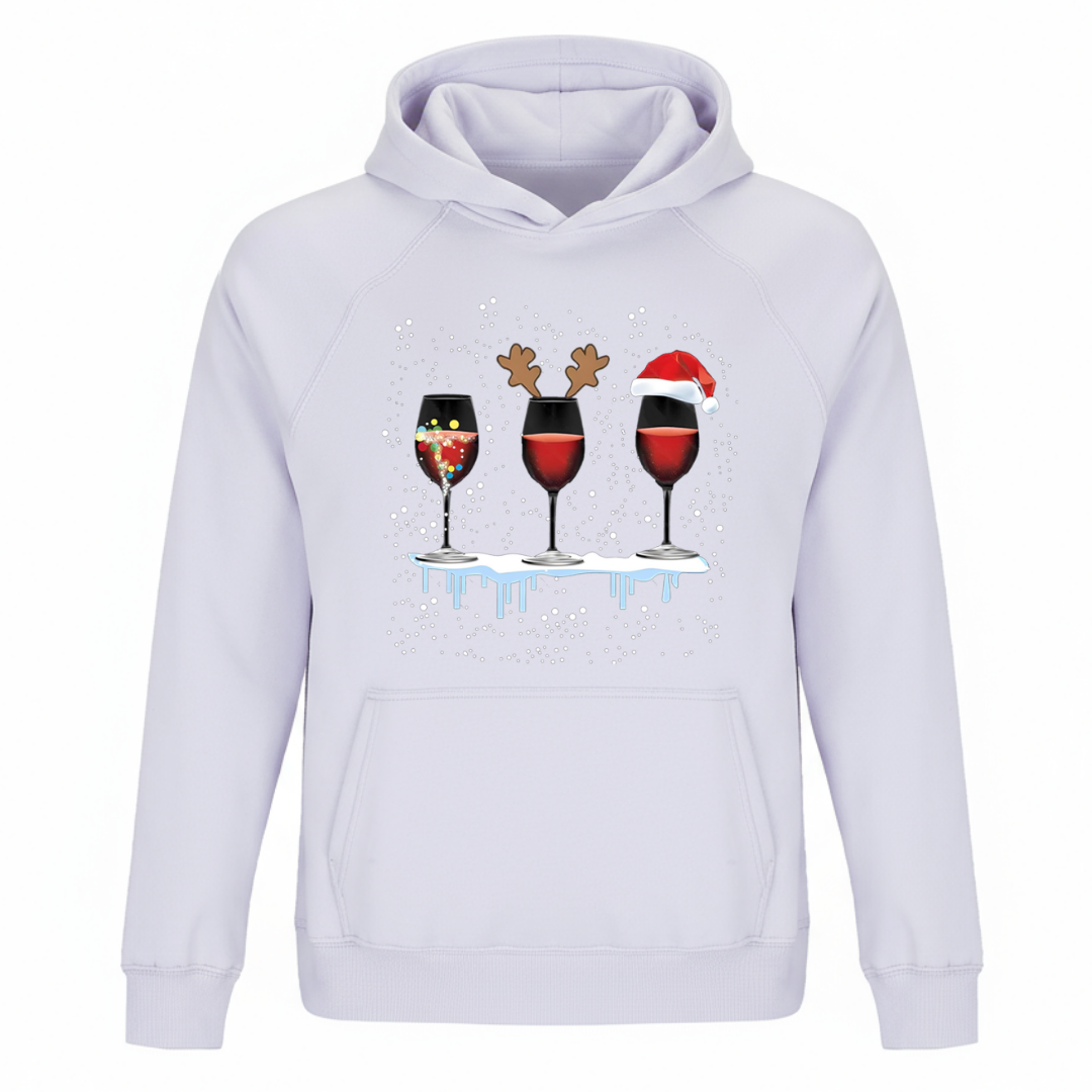 Christmas Wine Party - Unisex Bio Hoodie