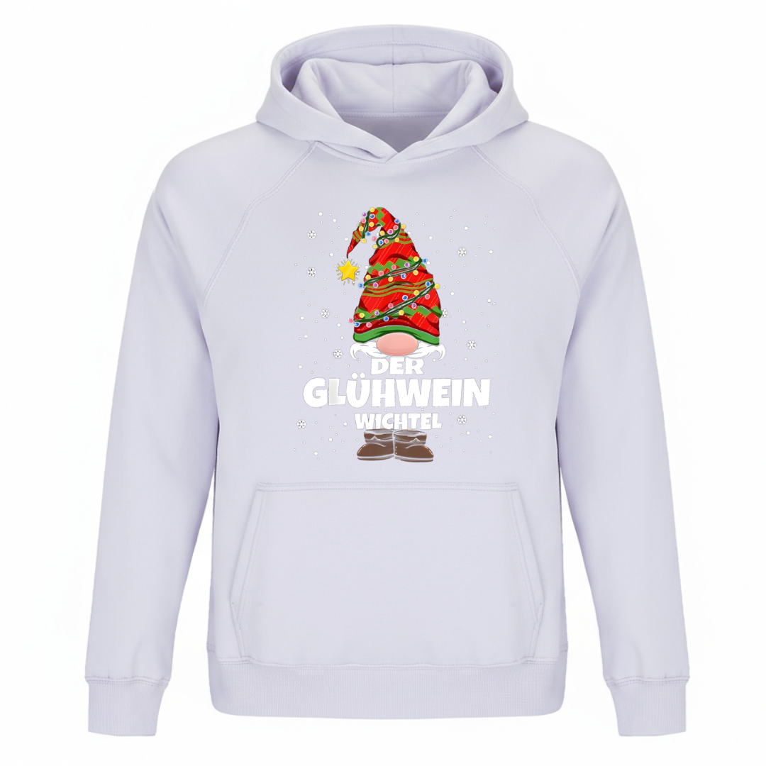 Der Glühwein Wichtel - Unisex Bio Hoodie