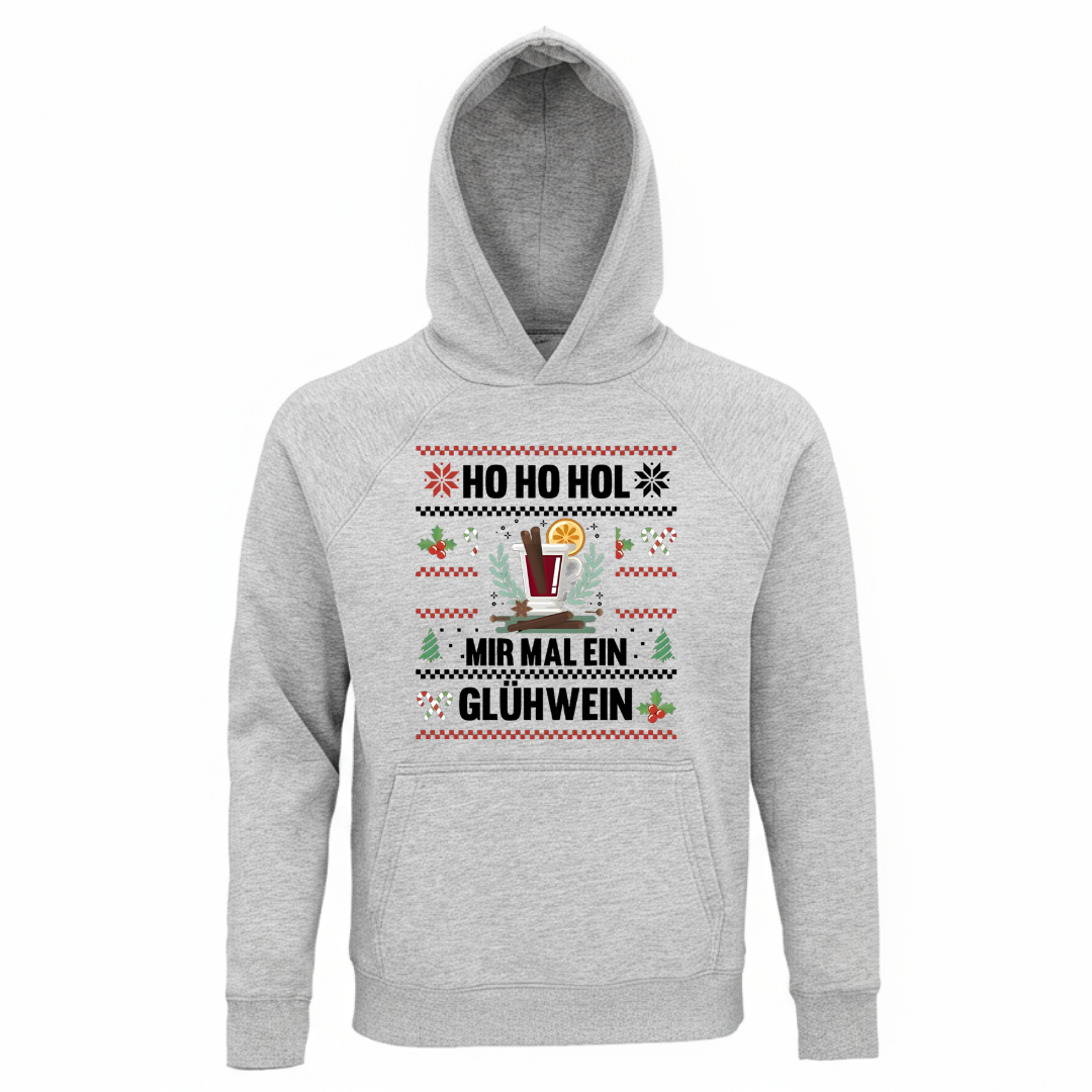 Hol mir mal ein Glühwein - Unisex Bio Hoodie