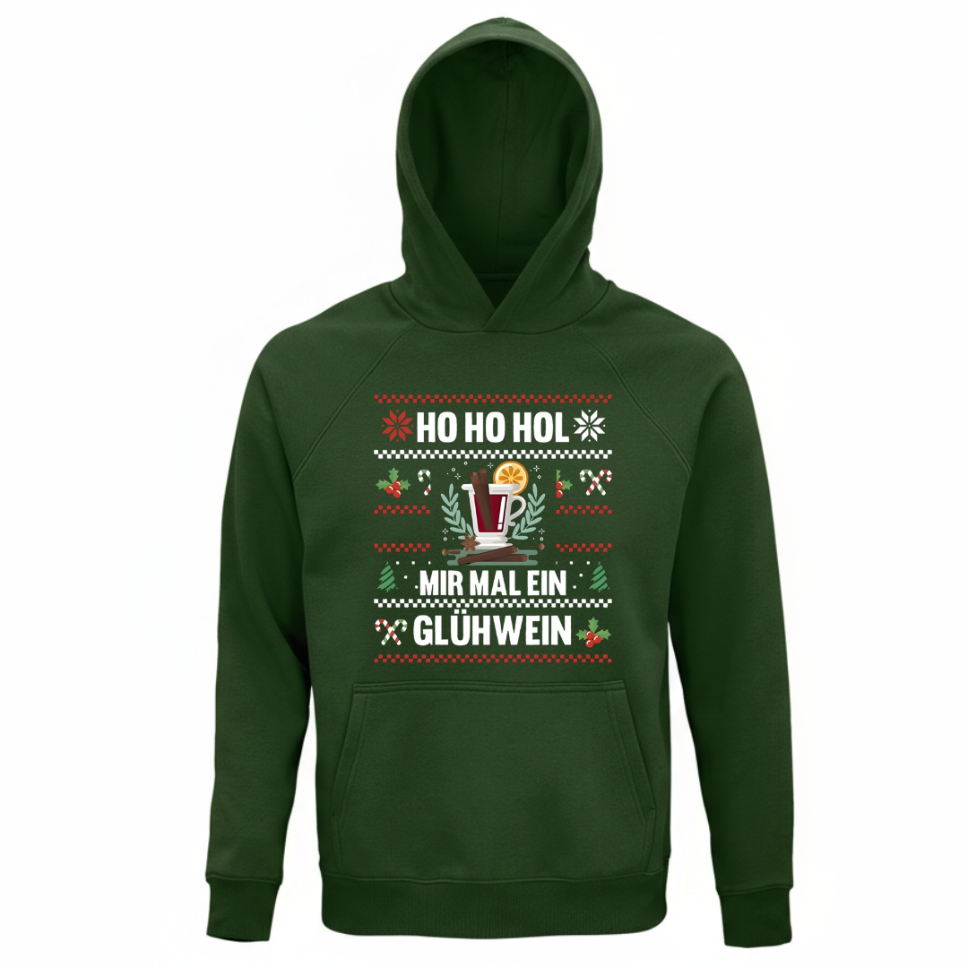 Hol mir mal ein Glühwein - Unisex Bio Hoodie