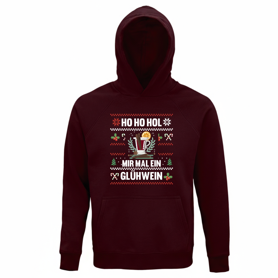 Hol mir mal ein Glühwein - Unisex Bio Hoodie