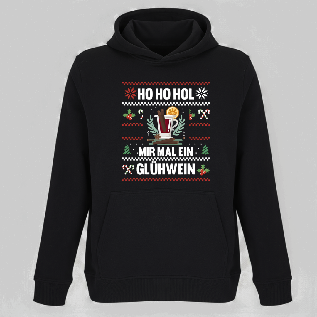 Hol mir mal ein Glühwein - Unisex Bio Hoodie