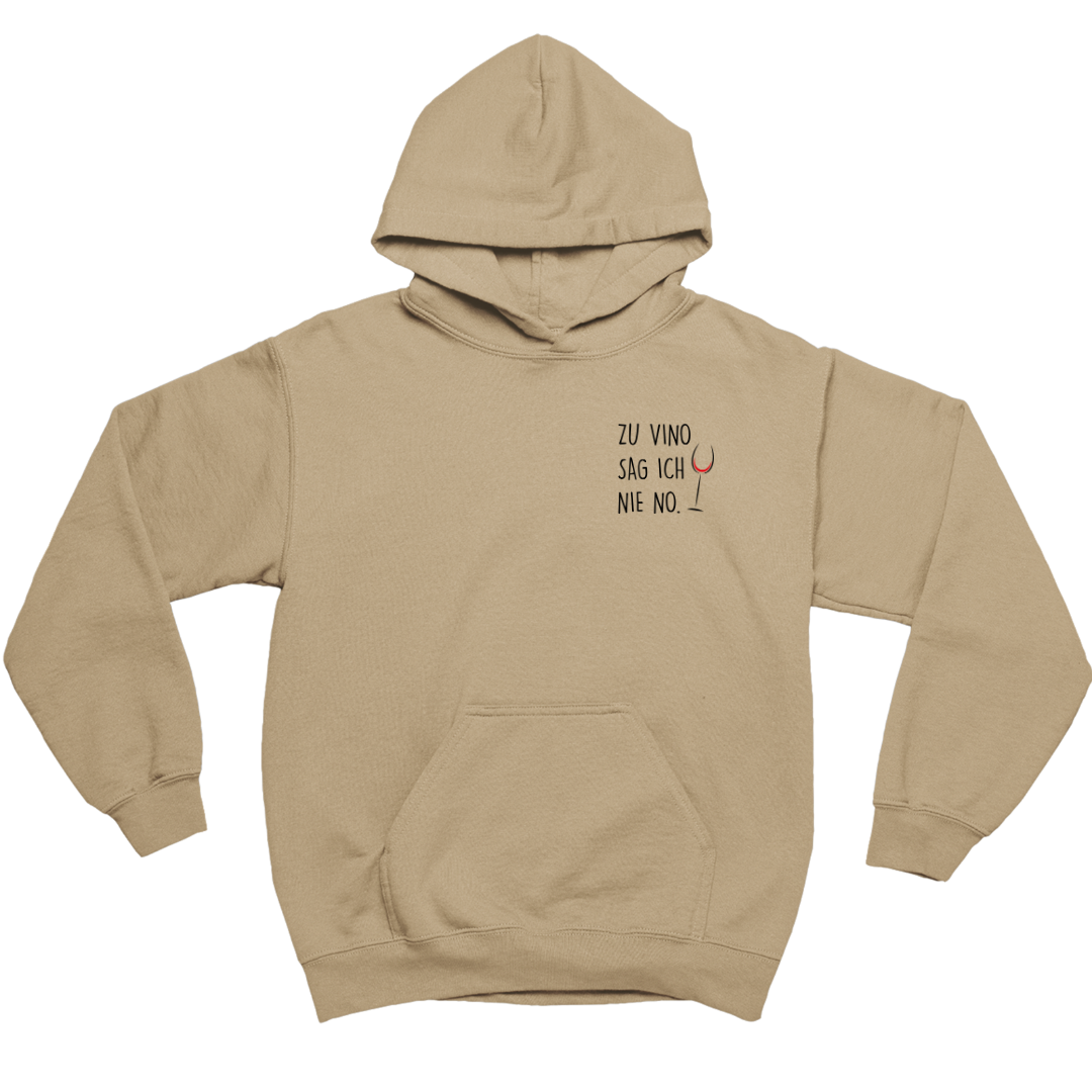 Zu Vino sag ich nie no - Herren Hoodie