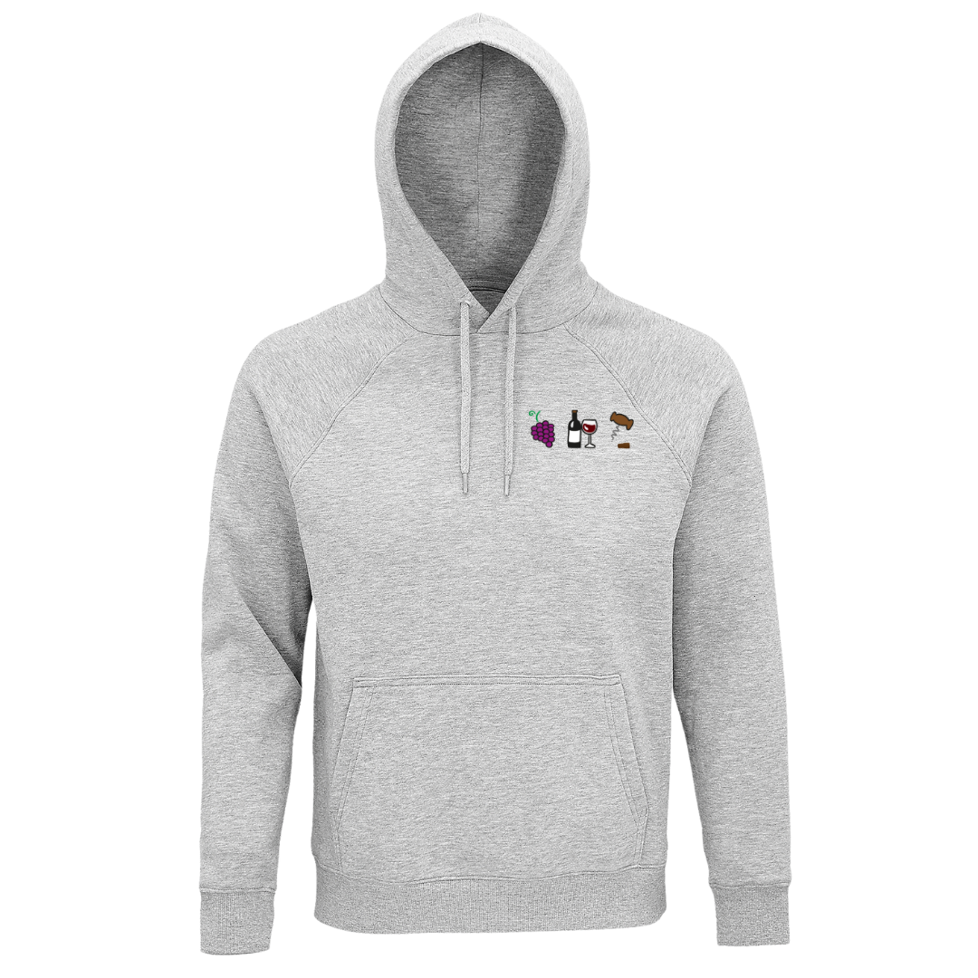 Weinliebhaber - Unisex Bio Hoodie