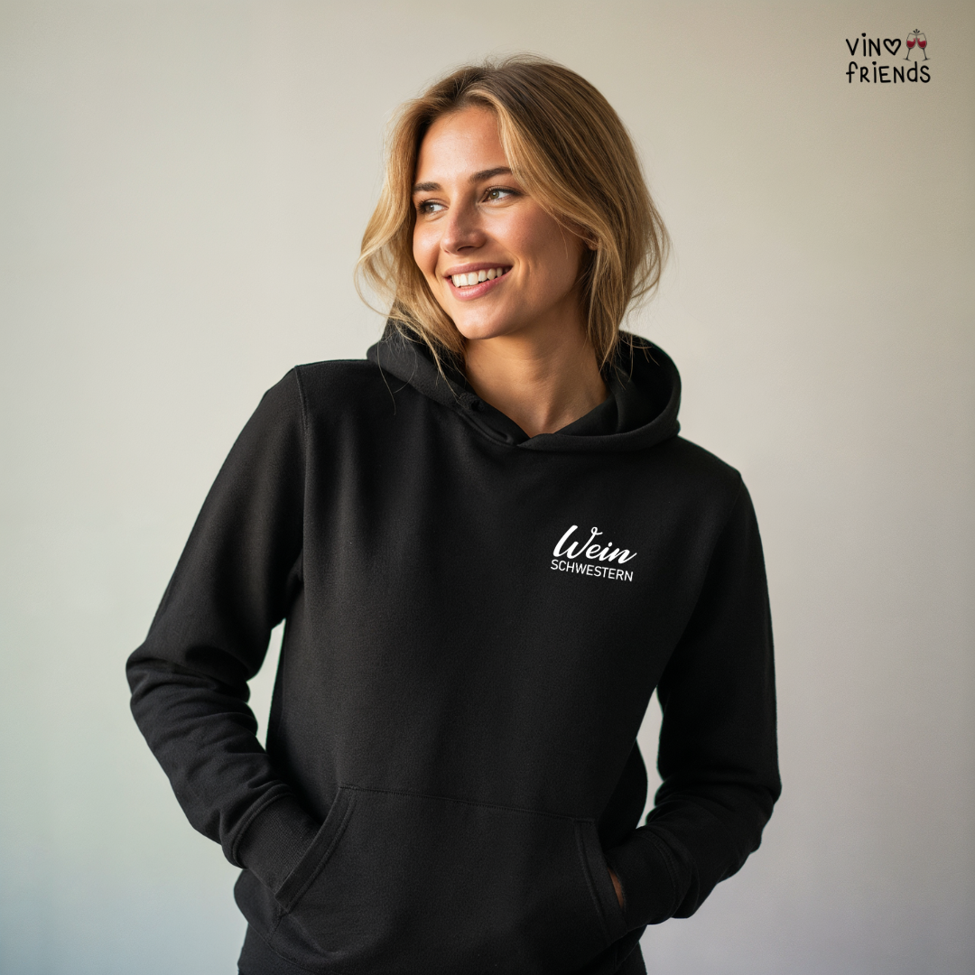 Wein Schwestern - Unisex Bio Hoodie